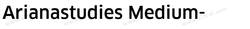 Arianastudies Medium字体转换